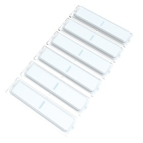 Kit 6 pulsanti doppi basculanti con portanome e protezione per posti esterni LHS PD BPT 840XA-0020