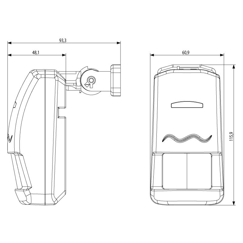 Dimensioni Rivelatore