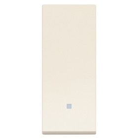 Deviatore 10A allineato illuminabile Vimar Linea Canapa 30004.C