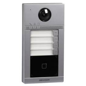 Videocitofono esterno Villa in metallo 4 pulsanti 2MP HD IR WiFi IP65 HIKVISION 305303624 Profilo