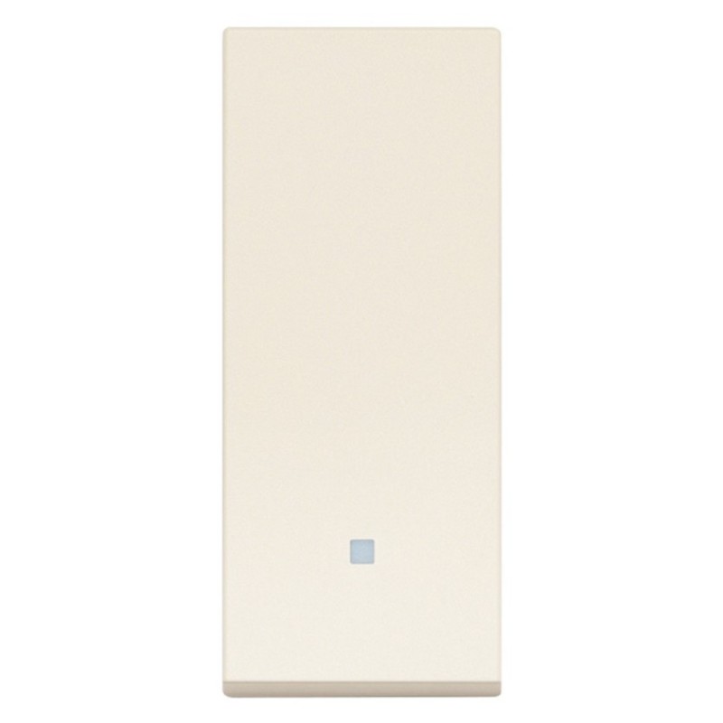 Pulsante 10A allineato illuminabile Vimar Linea Canapa 30008.C