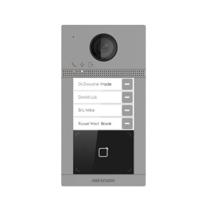 Videocitofono esterno Villa in metallo 4 pulsanti 2MP HD IR WiFi IP65 HIKVISION 305303624