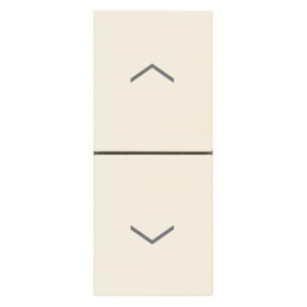 Doppio tasto interbloccato sali scendi 10A Vimar Linea Canapa 30062.C