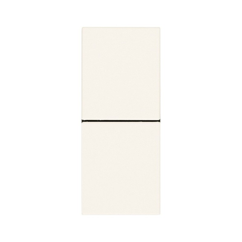 Doppio tasto indipendente NO+NO 10A Vimar Linea Bianca 30066.B