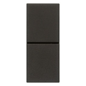 Doppio tasto indipendente NO+NO 10A Vimar Linea Nera 30066.G