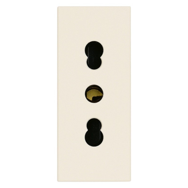 Presa bipasso 10/16A 250V serie Vimar Linea Canapa 30203.C