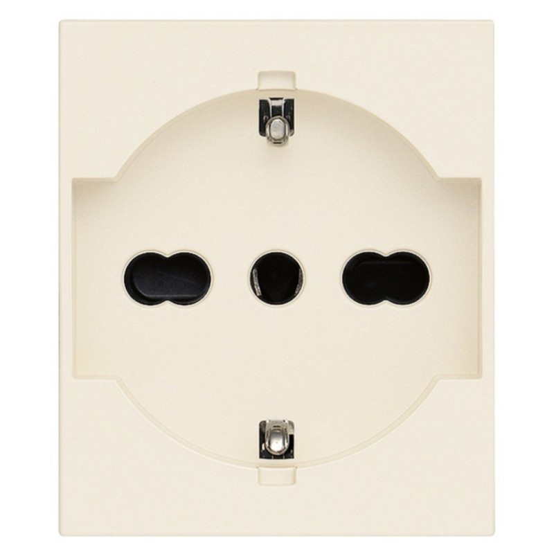 Presa Schuko bipasso 16A 250V serie Vimar Linea Canapa 30210.C