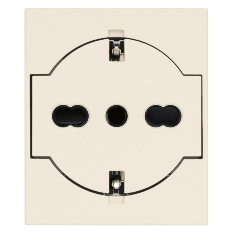 Presa Schuko bipasso a filo 16A 250V Vimar Linea Canapa 30211.C