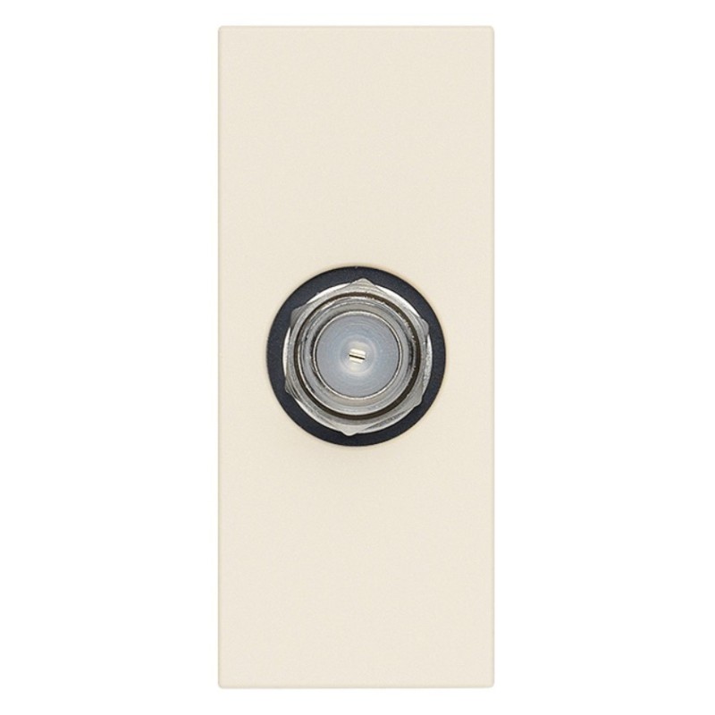 Presa coassiale TV con connettore Tipo F Vimar Linea Canapa 30318.C