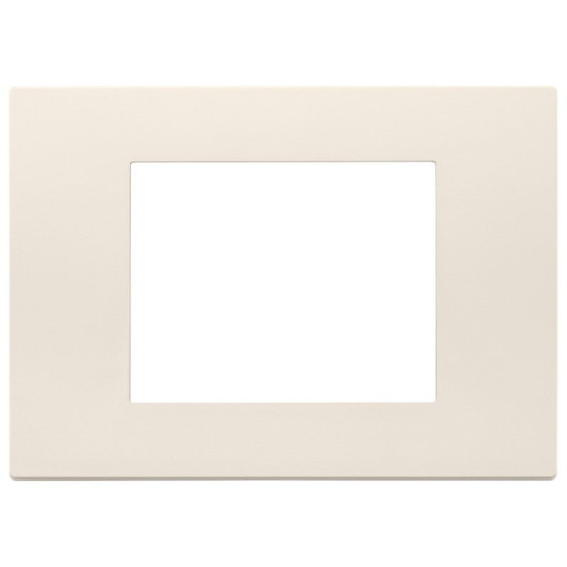 Placca in tecnopolimero 3 moduli Vimar Linea Canapa 30653.01