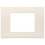 Placca in tecnopolimero 3 moduli Vimar Linea Canapa 30653.01