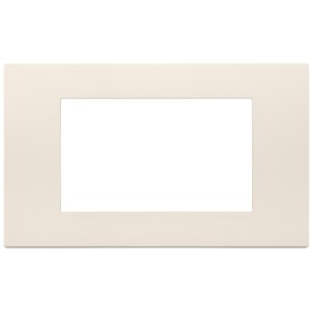 Placca in tecnopolimero 4 moduli Vimar Linea Canapa 30654.01