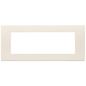 Placca in tecnopolimero 7 moduli Vimar Linea Canapa 30657.01