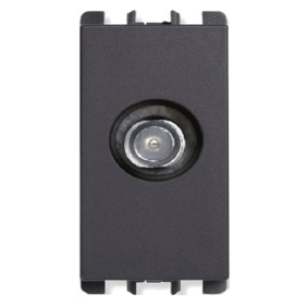 Presa TV-SAT diretta tipo Femmina Antracite 0.5dB Simon Nea URMET 10407