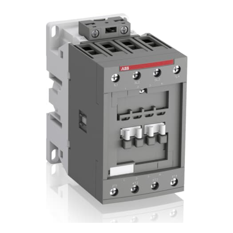 Contattore industriale quadripolare bassa tensione AC1 70A AC3 40A 100-250V AC/DC ABB AF40400013