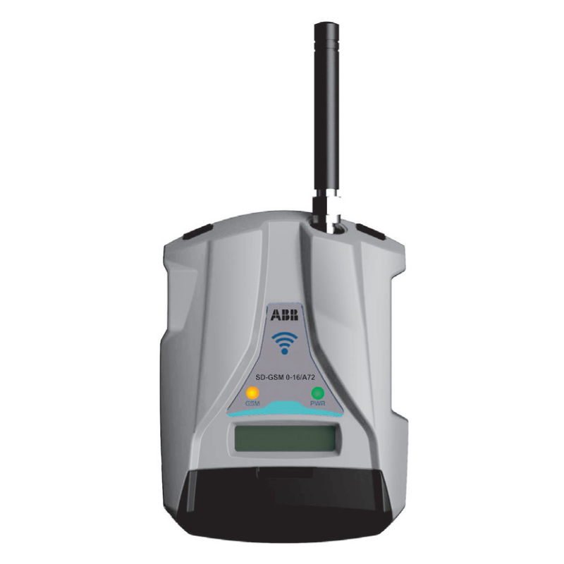 Unità GSM display LCD per adeguamento a norma sistemi di protezione interfacce SPI per fotovoltaico ABB SD-GSM 0-16/A72