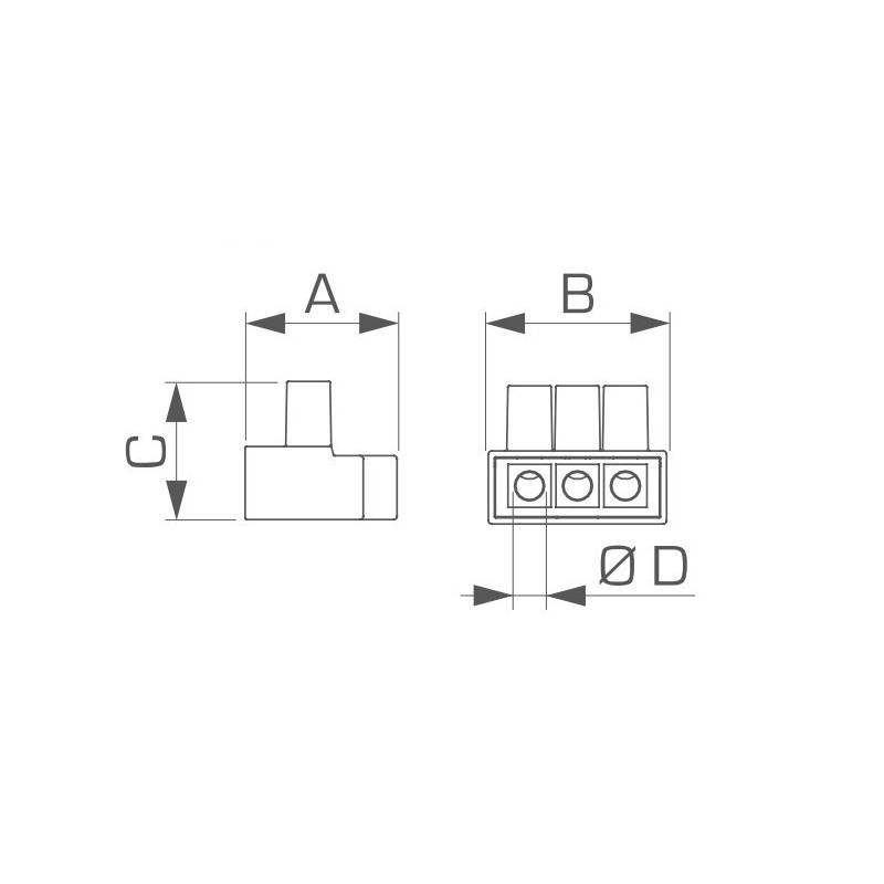 Dimensioni morsetti Arnocanali