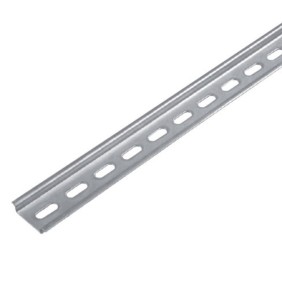 Guida Omega 3F forata 35x7.5mm 2 metri in acciaio zincato Arnocanali 536LO-2