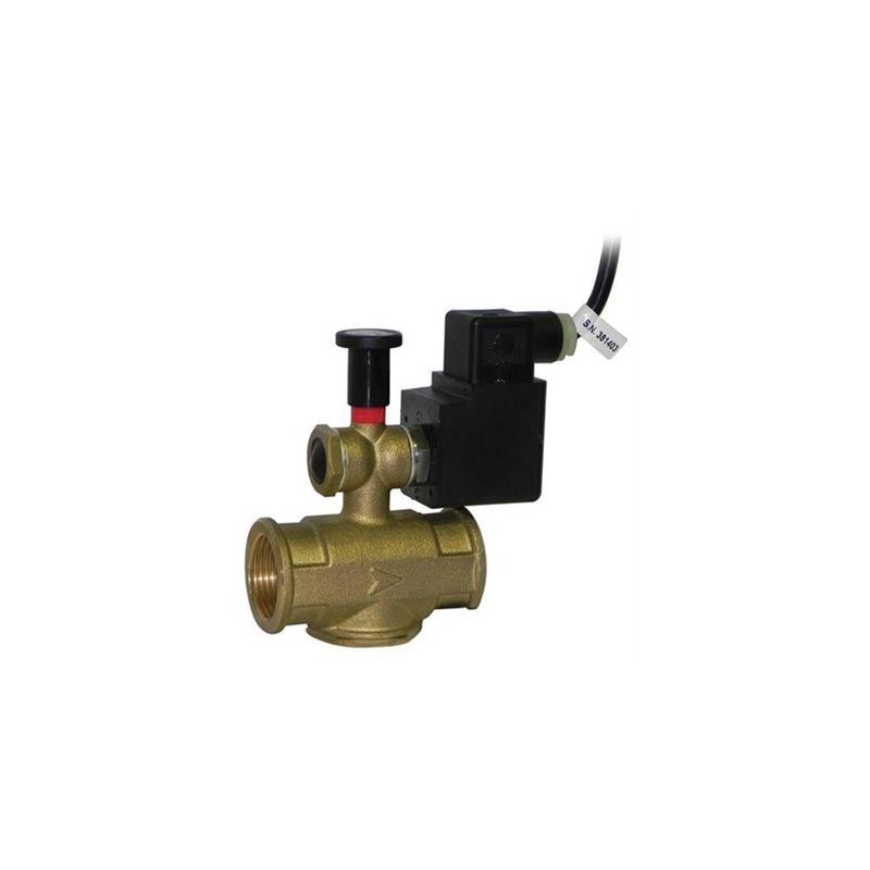 Elettrovalvola gas filettata 3/4" 230V con corpo in ottone Perry 1EVEV041