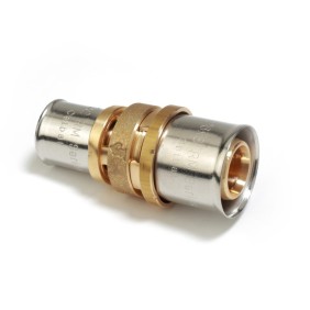 Riduzione diritta per tubi a pressare da 50x4mm a 40x3.5mm Giacomini RM103Y076