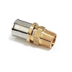 Raccordo diritto filettato maschio da 1 1/2"x50x4mm Giacomini RM107Y077