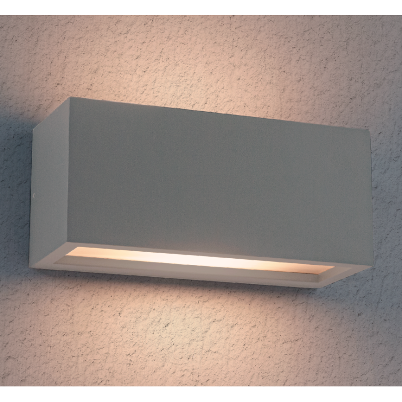 Applique LED Grigia Reverso CENTURY applicata