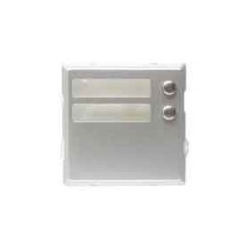 Modulo Sinthesi in alluminio anodizzato 2 pulsanti Urmet 1148/12