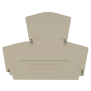 Piastra terminale per morsetto da quadro WAP WDK2.5 WEIDMULLER 1059100000