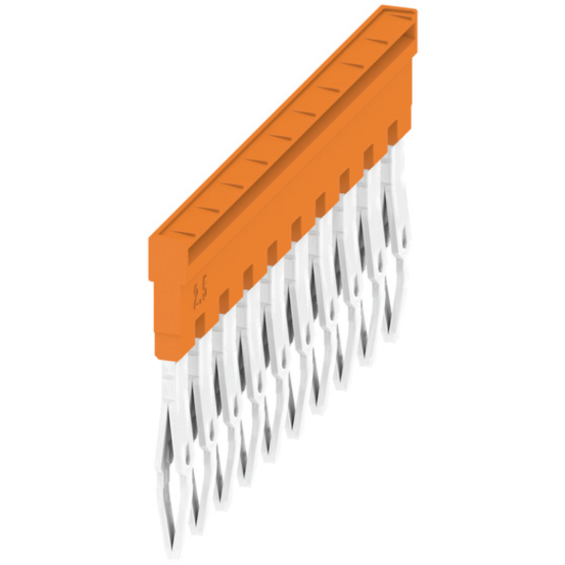 Collegamento trasversale a innesto 2.5mm2 con 10 morsetti ponticellati ZQV 2.5N/10 WEIDMULLER 1527690000