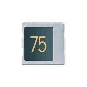 Modulo numero civico Urmet Sinthesi in alluminio anodizzato. 1148/50