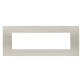 Placca in tecnopolimero color Sabbia 7 moduli Flexa SIMON URMET 11807.SB