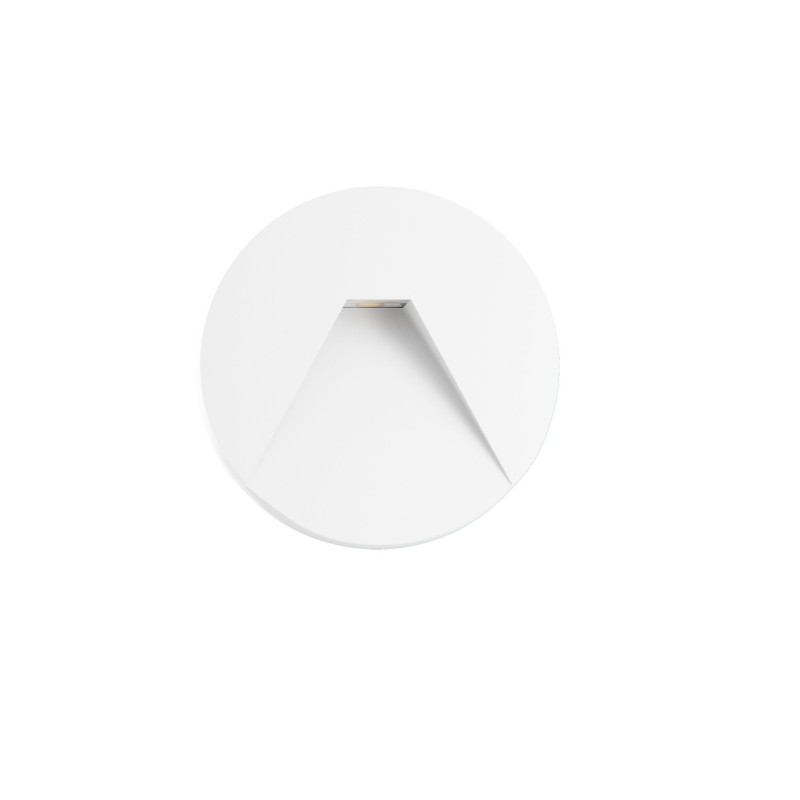 Faretto segnapasso 3W a luce variabile cover bianca Beneito Faure 5029