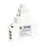 Dimmer e deviatore per ventilatori 350W 230V Bianco Tecnel TE4595B.3M