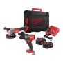 Kit trapano a percussione e smerigliatrice angolare Milwaukee 4933492516