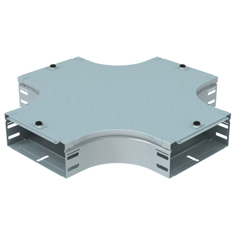 Derivazione a croce in acciaio zincato altezza 75mm larghezza 300mm P31 LEGRAND AT300Z