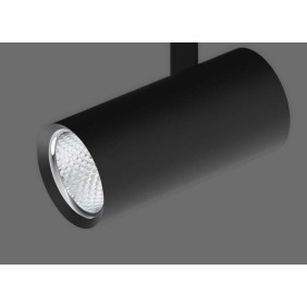 Proiettore Led Newton Mini per binario 24V 7W Nero Egoluce 6723.02/WW/24