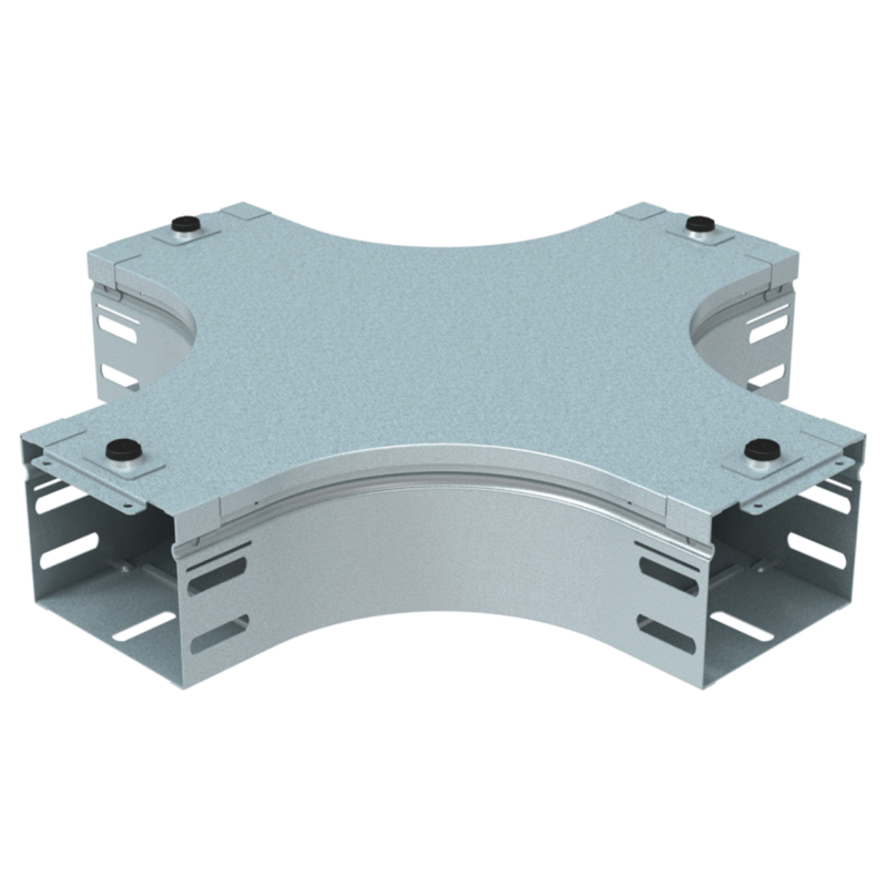 Derivazione a croce in acciaio zincato altezza 75mm larghezza 75mm P31 LEGRAND AT075Z