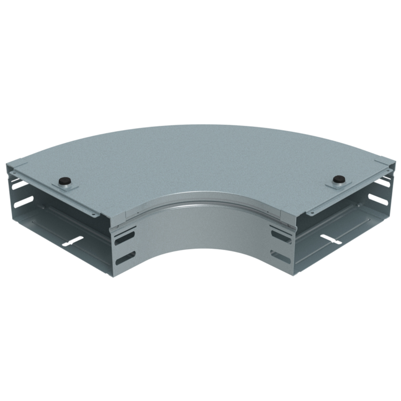 Curva piana in acciaio zincato a 90 gradi altezza 75mm larghezza 300mm P31 LEGRAND AI300Z