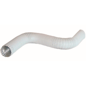 Tubo corrugato in alluminio Bianco diametro 150mm flessibile ed estensibile da 50 a 300cm FERRARI 101159