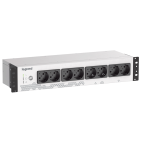 UPS monofase KEOR PDU 800VA con 8 prese italo-tedesche installazione Rack LEGRAND 310332