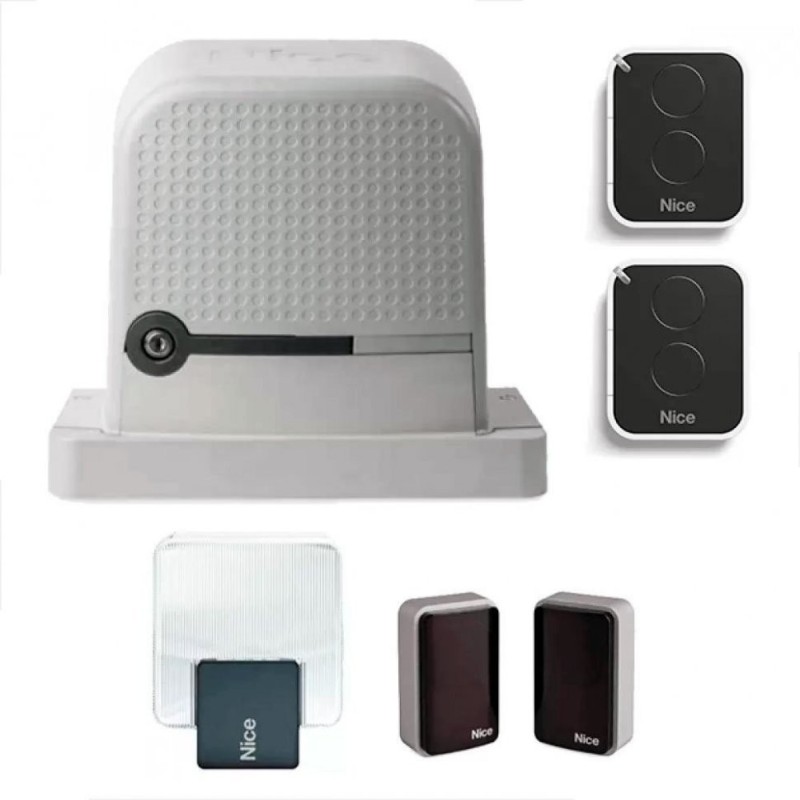 Kit per l'automazione di cancelli scorrevoli fino a 600Kg Nice RO600KCE