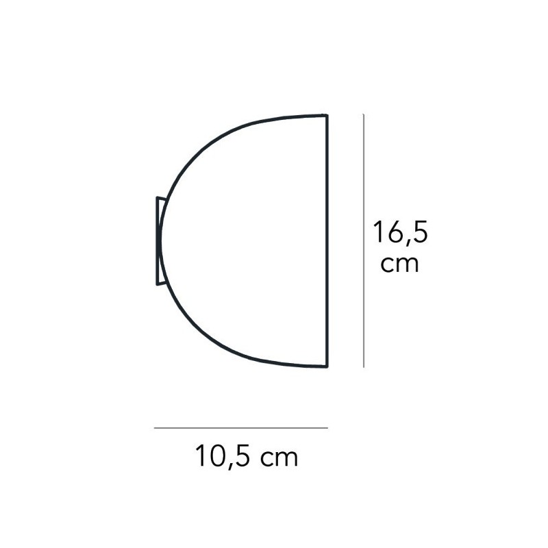 Dimensioni Applique led IO
