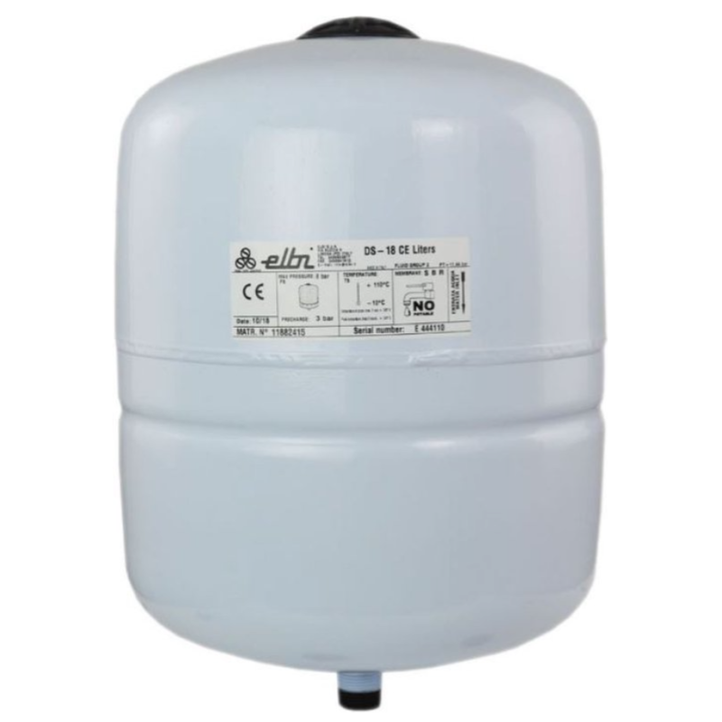 Vaso di espansione a membrana fissa per impianti solari DS 18 CE 18Lt 10bar ELBI A222L24