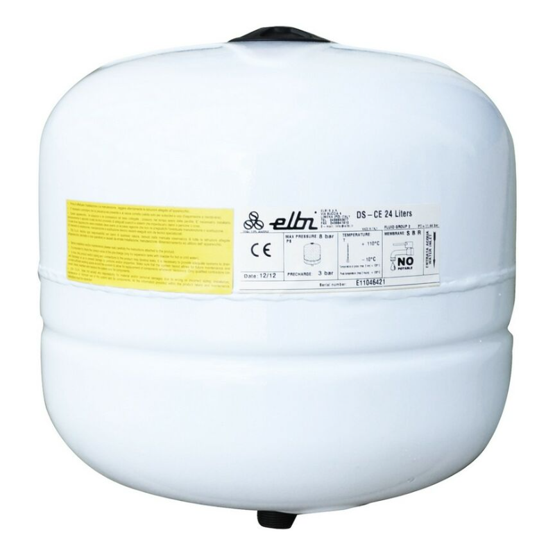 Vaso di espansione a membrana fissa per impianti solari DS 24 CE 24Lt 10bar ELBI A222L27