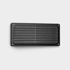 Segnapasso con griglia da incasso IP65 40W E27 Nero Ivela 150400