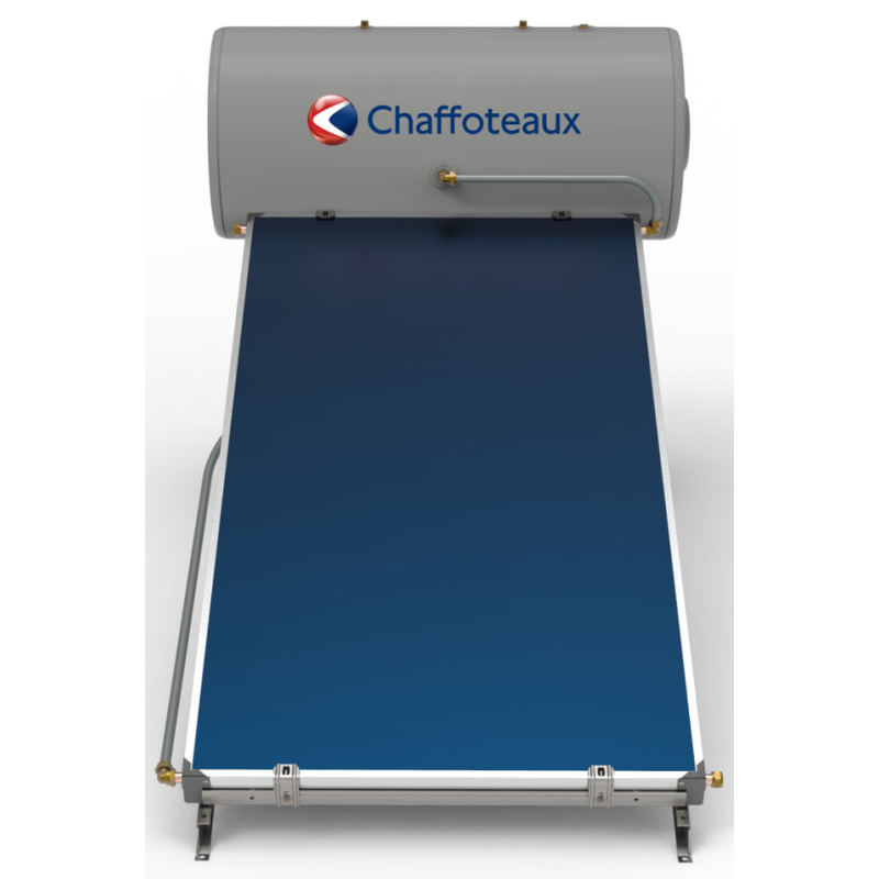 Sistema solare per acqua sanitaria tetto piano Zelios Thermo GR2 150-1 CHAFFOTEAUX 3022492 frontale