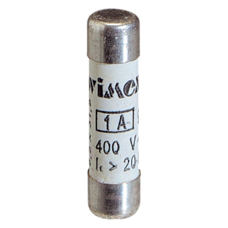 Fusibile cilindrico in steatite 10.3x38mm 8A 500V Wimex 5400108