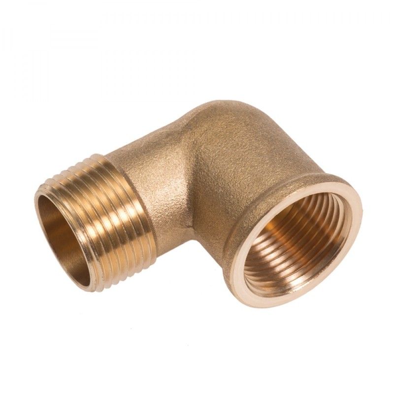 Gomito a 90 gradi maschio e femmina 3/4" in ottone IBP 8092 006000000