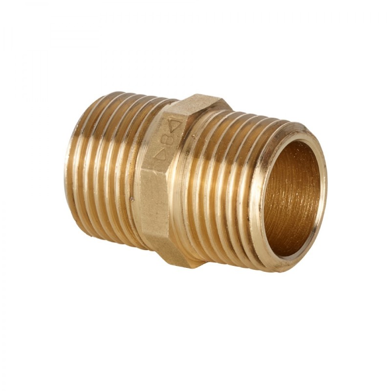 Nipplo in ottone 1" e 1/2 con attacco Maschio IBP 8280 012000000