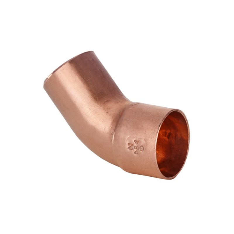 Curva a 45 gradi maschio e femmina 22mm a saldare in rame IBP 5040 022000000